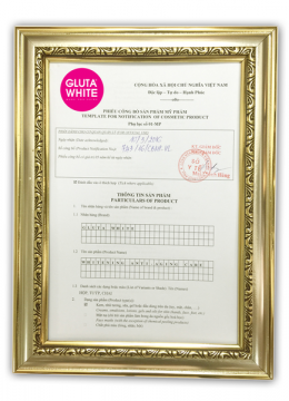 GIẤY CHỨNG NHẬN SẢN PHẨM