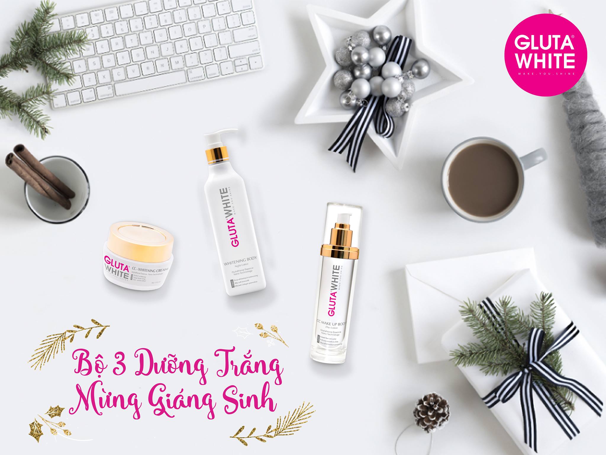 Mỹ phẩm cao cấp Gluta White tạo cơn sốt chưa từng có trong giới trẻ