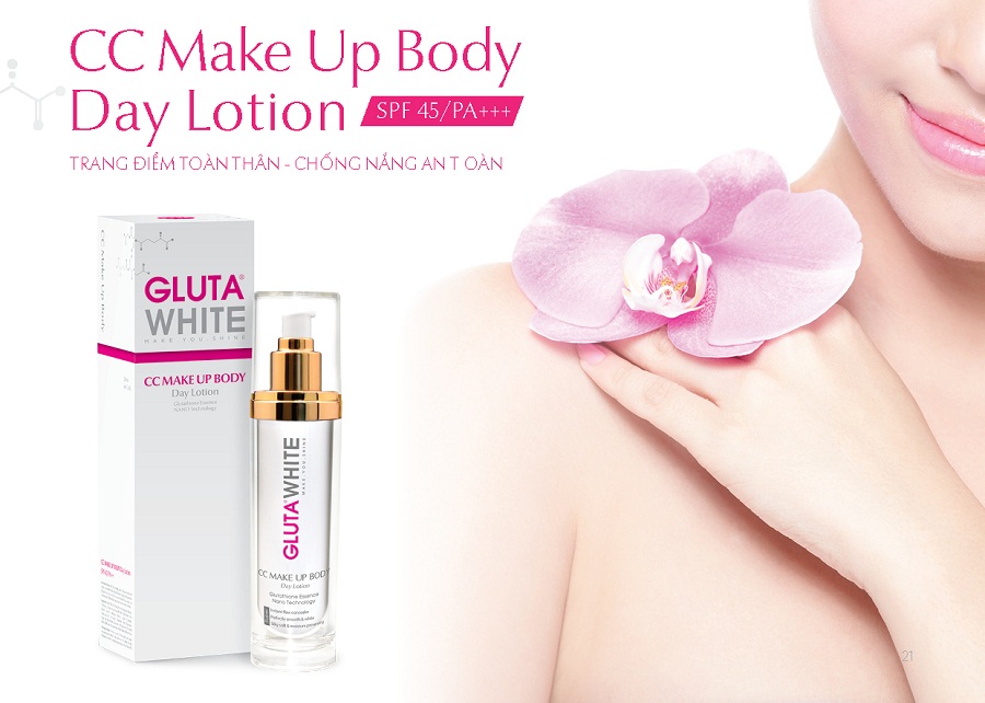 Kem trắng da trang điểm toàn thân Gluta White có tốt không?