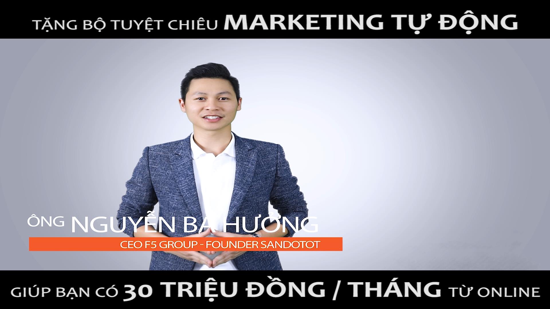CEO Nguyễn Bá Hưởng chia sẻ tuyệt chiêu marketing bán hàng