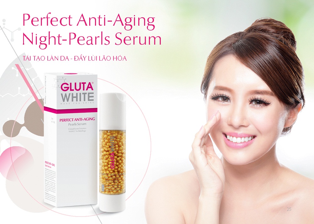 SERUM NGỌC TRAI CHỐNG LÃO HÓA GLUTA WHITE CÓ TỐT KHÔNG?
