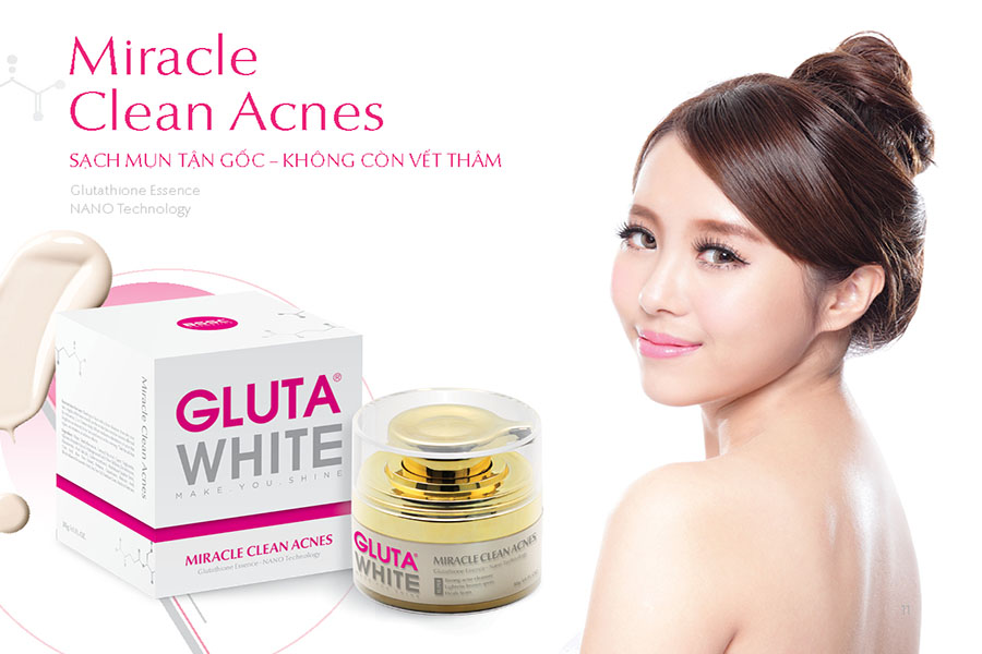 KEM TRỊ MỤN GLUTA WHITE CÓ TỐT KHÔNG?