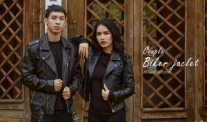 Gia đình Đỗ Hùng Dũng - Triệu Mộc Trinh cùng mẫu áo da FTT Leather S2021
