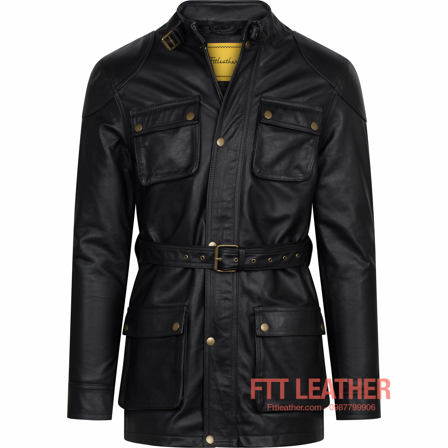 Áo phao lông vũ dáng dài đen ATD-325 - Shop áo thu đông