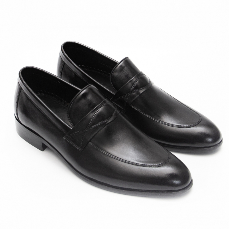 Giày lười công sở mẫu 633 - Màu đen F63340 - S2023