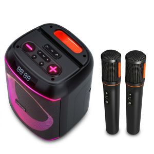 Loa karaoke di động WinBridge K902 công suất 60W (Kèm 2 micro S26 & đèn LED RGB)