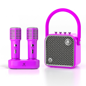 Loa karaoke di động WinBridge L20 công suất 20W (Kèm 2 micro không dây & đế sạc)