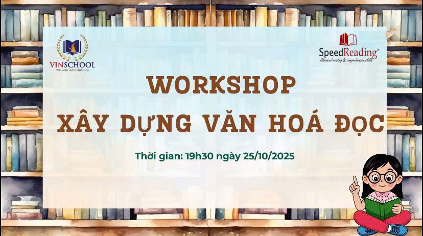Speed Reading đồng hành cùng học sinh - Học bổng Kiến tạo của Vinschool