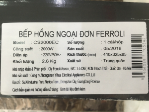 Bếp Từ Đơn CS2000EC FERROLI