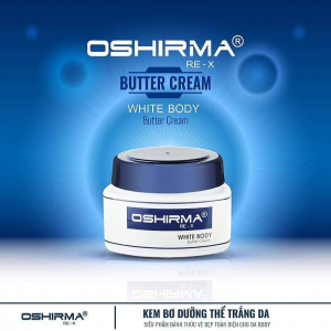 Kem body bơ dưỡng trắng Oshirma RE-X 200g