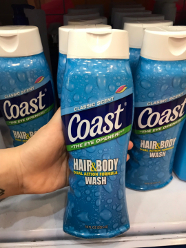 Tắm gội Coast Hair & Body Wash 532ml