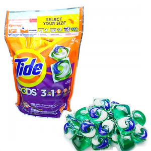 Viên giặt xả Tide Pods 3 trong 1 - gói 42 viên