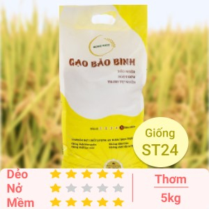 Gạo Home rice ST24 Bảo Bình (túi 5kg)